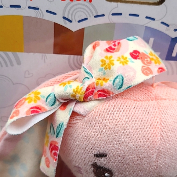 Lane Pink and Mint Bunny Plush Toy Named Harley, NIB - Picture 7 of 8